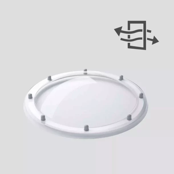 Rundes belüftetes Lichtkuppeldachfenster - VELUX Commercial