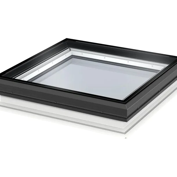 VELUX Flachdachfenster Standardglas ISG auf festem Aufsetzkranz CFP